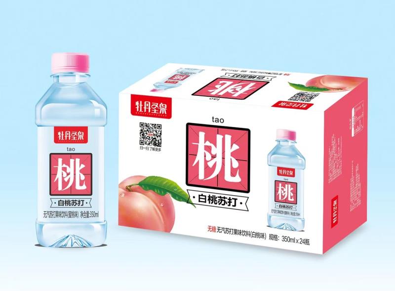 牡丹圣泉蜜桃味蘇打水