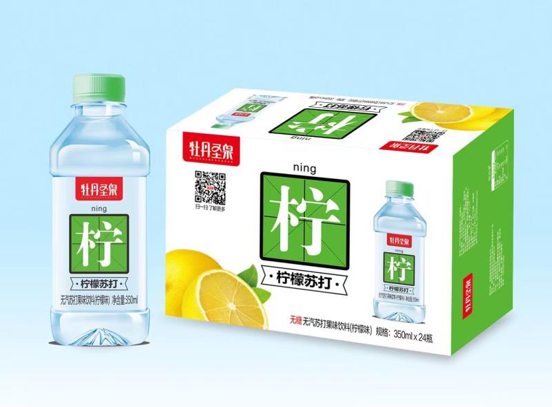牡丹圣泉檸檬味蘇打水